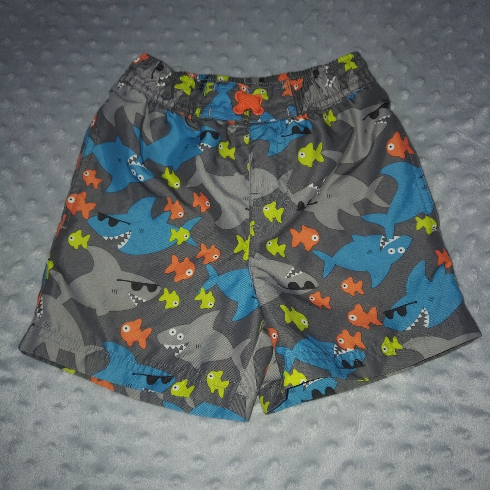 4/$20 Toddler boy George ocean swim trunks 2T